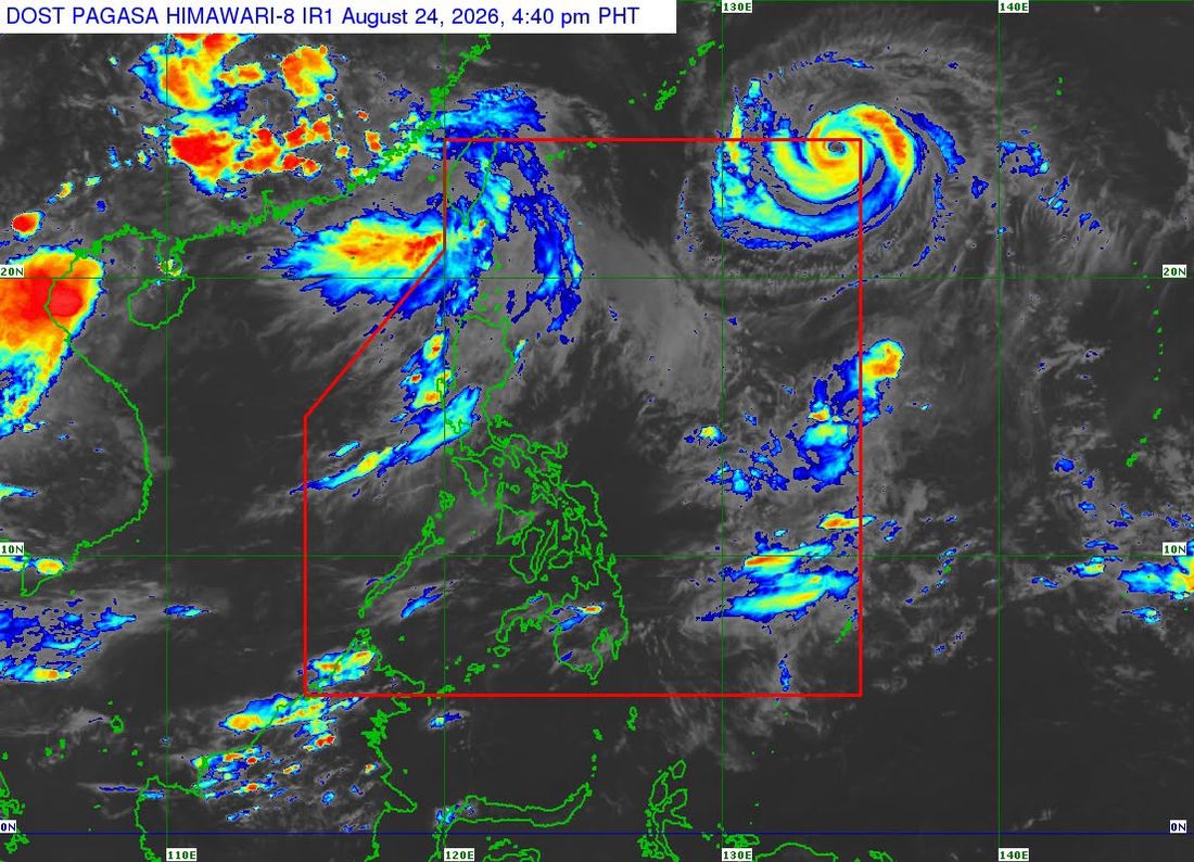 Photo: dzrh.com.ph Typhoon Obet expected to quickly exit PAR but will still enhance southwest monsoon