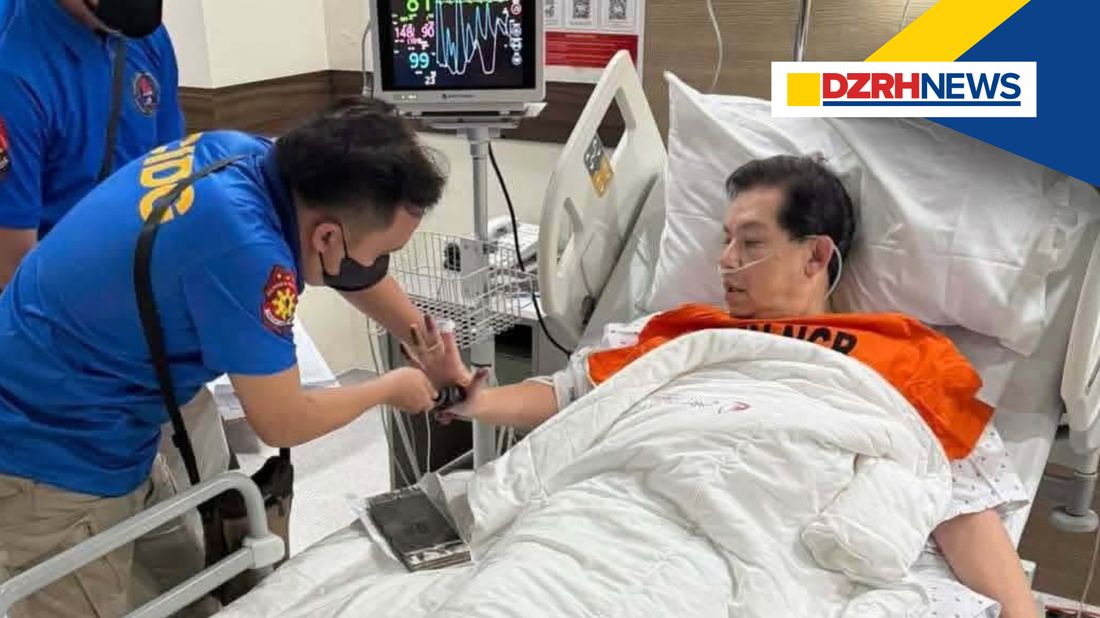 Photo: dzrh.com.ph BJMP Takes Custody of Ex-Speaker Martin Romualdez at Hospital
