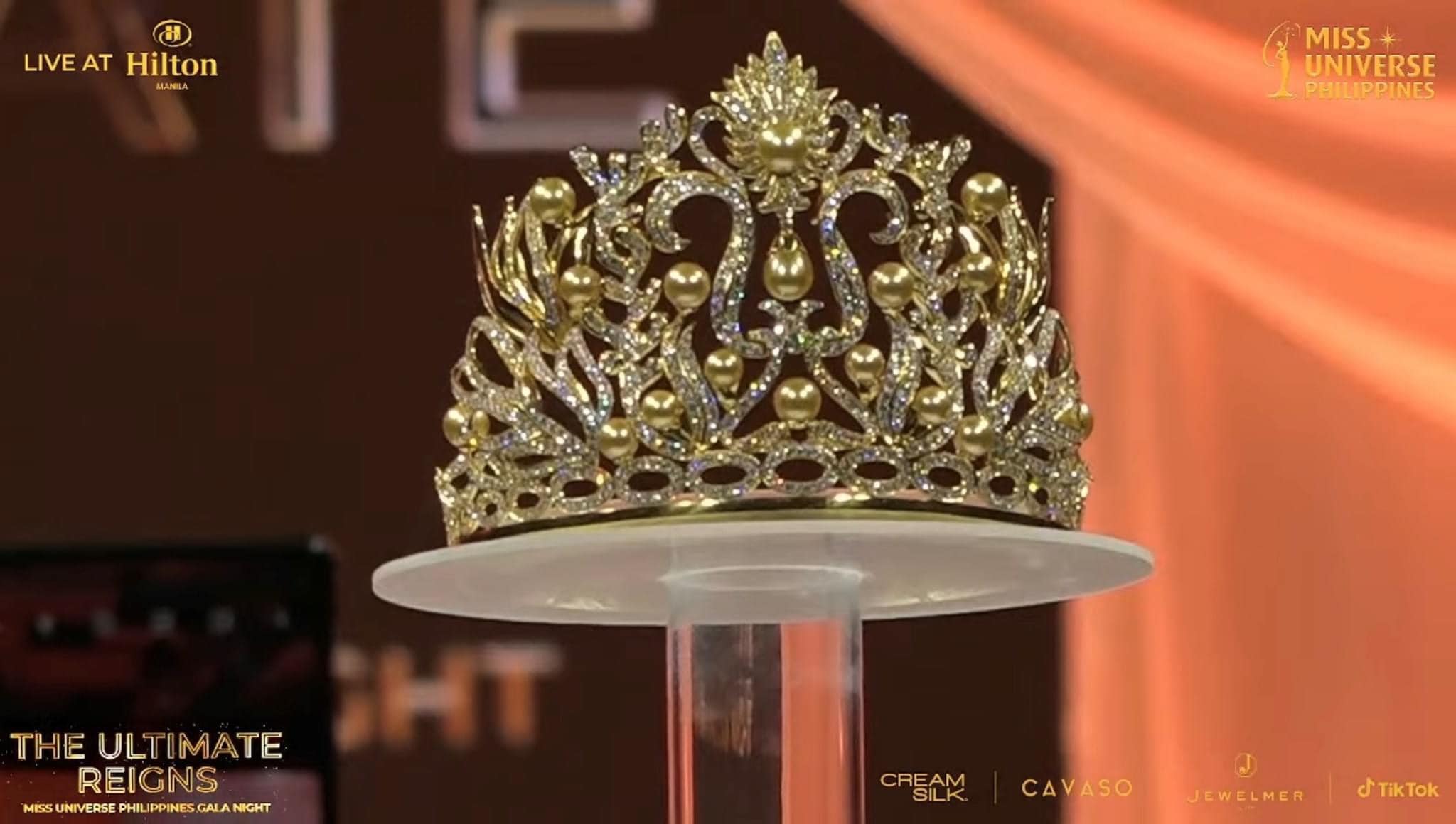 Look New Miss Universe Ph Crown Highlights Golden South Sea Pearls Dzrh News 